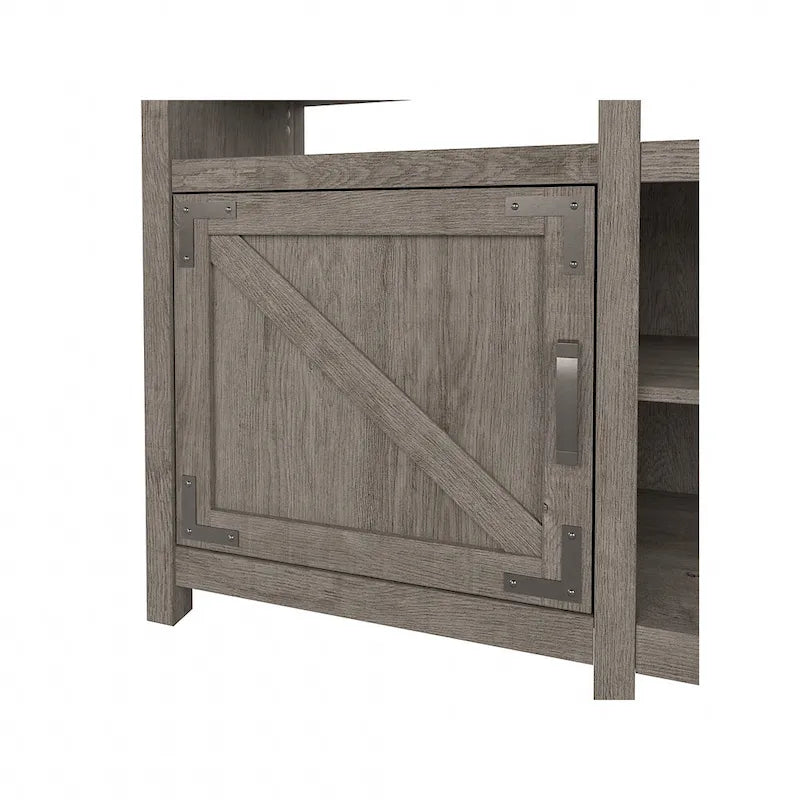 Meuble TV Cottage Grove 65W style ferme pour téléviseur 75 pouces par Bush Furniture