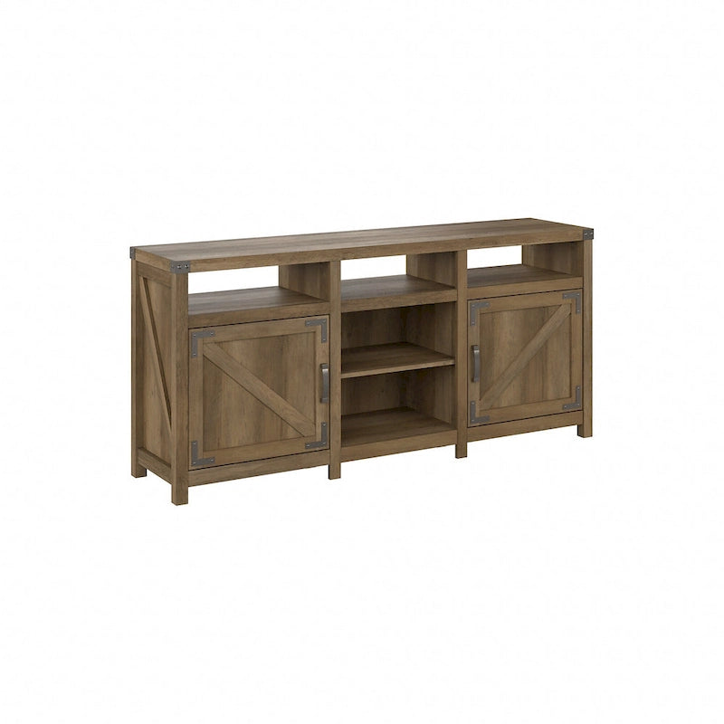 Meuble TV Cottage Grove 65W style ferme pour téléviseur 75 pouces par Bush Furniture