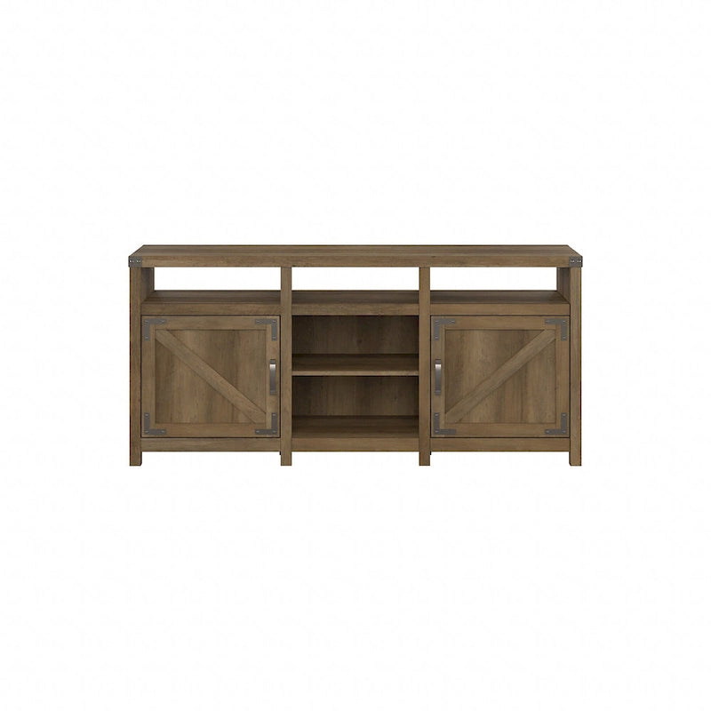 Meuble TV Cottage Grove 65W style ferme pour téléviseur 75 pouces par Bush Furniture