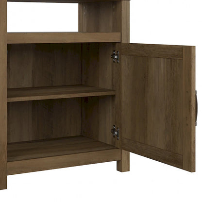 Meuble TV Cottage Grove 65W style ferme pour téléviseur 75 pouces par Bush Furniture