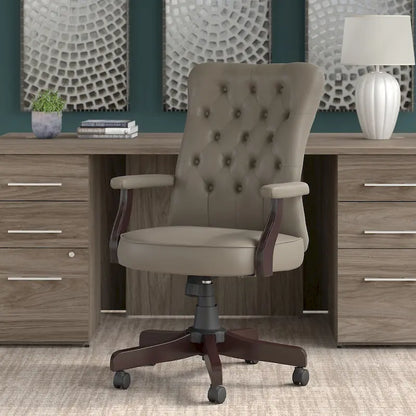 Fauteuil de bureau à dossier haut Arden Lane avec accoudoirs, par Bush Business Furniture