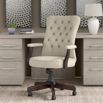 Fauteuil de bureau à dossier haut Arden Lane avec accoudoirs, par Bush Business Furniture