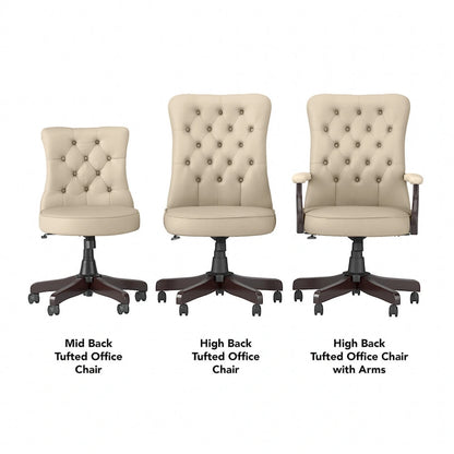 Fauteuil de bureau à dossier haut Arden Lane avec accoudoirs, par Bush Business Furniture