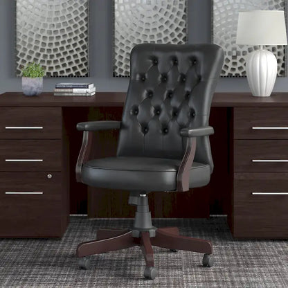 Fauteuil de bureau à dossier haut Arden Lane avec accoudoirs, par Bush Business Furniture