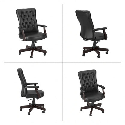 Fauteuil de bureau à dossier haut Arden Lane avec accoudoirs, par Bush Business Furniture