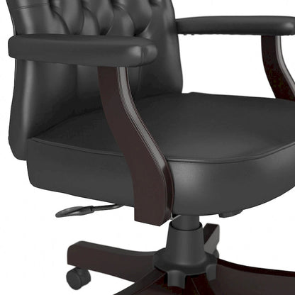 Fauteuil de bureau à dossier haut Arden Lane avec accoudoirs, par Bush Business Furniture