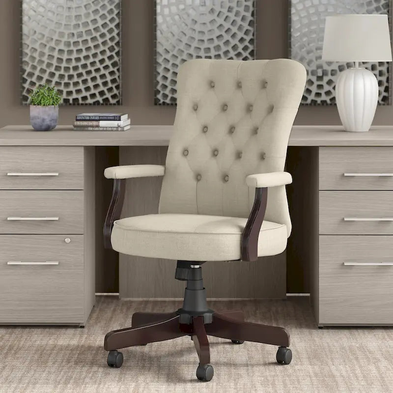 Fauteuil de bureau à dossier haut Arden Lane avec accoudoirs, par Bush Business Furniture