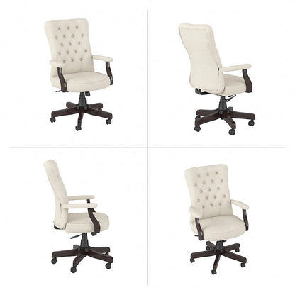 Fauteuil de bureau à dossier haut Arden Lane avec accoudoirs, par Bush Business Furniture