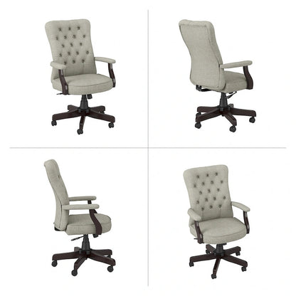 Fauteuil de bureau à dossier haut Arden Lane avec accoudoirs, par Bush Business Furniture